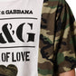 Dolce & Gabbana White Logo Camouflage Crew Neck Men T-shirt