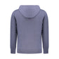 Accademia Militare Blue Recycled Cotton Men's Hooded Sweatshirt