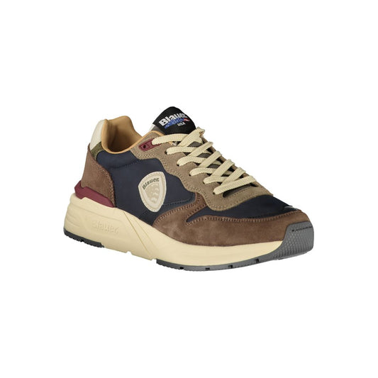 Blauer Blue Polyurethane Men Sneaker
