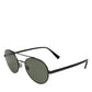Dolce & Gabbana Matte Black Steel Frame Gray Lens Sunglasses