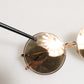 Dolce & Gabbana DG2215K Gold Metal Round Shades Eyewear Sunglasses