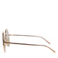 Dolce & Gabbana DG2215K Gold Metal Round Shades Eyewear Sunglasses