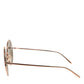 Dolce & Gabbana DG2215K Gold Metal Round Shades Eyewear Sunglasses
