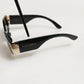 Dolce & Gabbana DG4396 Gray Gradient Black Irregular Frame Sunglasses