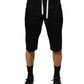 Dolce & Gabbana Black Cotton Stretch Men Bermuda Shorts