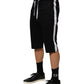 Dolce & Gabbana Black Cotton Stretch Men Bermuda Shorts