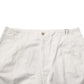 Dolce & Gabbana White Cotton Mid Waist Men Bermuda Shorts