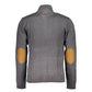 Gianmarco Venturi Grigio Cotton Men Cardigan