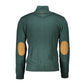 Gianmarco Venturi Verde Cotton Men Cardigan