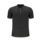 Gianmarco Venturi Black Cotton Men's Polo Shirt