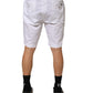 Dolce & Gabbana White Cotton Stretch Men Bermuda Pants