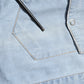 Maison Clochard Blue Denim Collared Long Sleeve Men Shirt