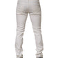 Prada White Mid Waist Skinny Fit Denim Casual Trouser Jeans