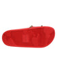 Dolce & Gabbana Red Sacred Heart Stud Slides Beachwear Shoes