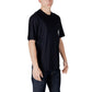 Armani Exchange Blue Cotton Sportswear