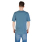 Jack Jones Blue Cotton T-Shirt