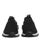 Dolce & Gabbana Black Slip On Sorrento Low Top Sneakers Shoes