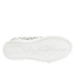 Dolce & Gabbana White Leather Graffiti Low Top Sneakers Shoes