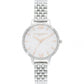 Olivia Burton Silver Stainless Steel Dress Watch