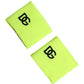 Dolce & Gabbana Yellow Green DG Logo Polyester 1 Pair  Wristband
