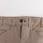 Cavalli Class Beige Dress Skinny Slim Straight Chinos Pants