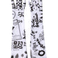 Dolce & Gabbana Black White DG Logo Elbow Length Mitten Gloves