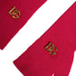 Dolce & Gabbana Pink Wool Fingerless Elbow Length Mitten Gloves