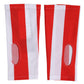 Dolce & Gabbana Red White Nylon Fingerless Wrist Length Gloves