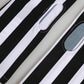 Dolce & Gabbana Black White Nylon Fingerless Wrist Length Gloves