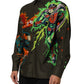 Dolce & Gabbana Green Superhero Print Button Down Shirt