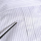 Dolce & Gabbana White Stripes Long Sleeves GOLD Dress Shirt