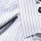 Dolce & Gabbana White Stripes Cotton Men GOLD Dress Shirt