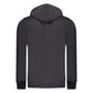 Rifle Blue Cotton Men's Hooded Sweatshirt