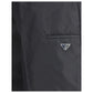 Prada Black Recycled Polyamide Bermuda Shorts