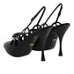 Dolce & Gabbana Leather High Heels Slingback Shoes