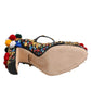 Dolce & Gabbana Black Gold Embellished MARY JANES Pumps  Shoes