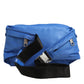 Dolce & Gabbana Blue Logo Plaque Nylon Waist Fanny Pack Men's Borse Bag
