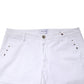 AGLINI White Skinny Fit Mid Waist Men Denim Trouser Jeans