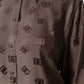 Dolce & Gabbana Brown Collared Long Sleeves Logo Shirt Top