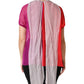 Dolce & Gabbana Multicolor Short Sleeves Silk Blouse Top