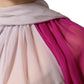 Dolce & Gabbana Multicolor Short Sleeves Silk Blouse Top