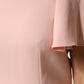 Dolce & Gabbana Pink Short Sleeves Round Neck Blouse Top
