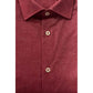 Baldinini Trend Red Cotton Men's Shirt