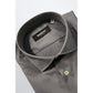 Baldinini Trend Gray Cotton Men Shirt