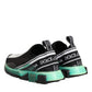 Dolce & Gabbana Black Slip On Sorrento Men Sneakers Shoes