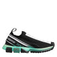 Dolce & Gabbana Black Slip On Sorrento Men Sneakers Shoes