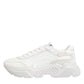 Dolce & Gabbana White Leather Daymaster Low Top Sneakers Shoes
