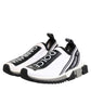 Dolce & Gabbana White Logo Low Top Sorrento Sneakers Shoes