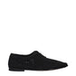 Dolce & Gabbana Black Fabric Oxfords And Derbies