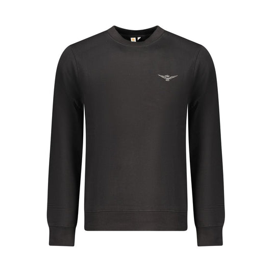 Accademia Militare Black Cotton Men Sweatshirt